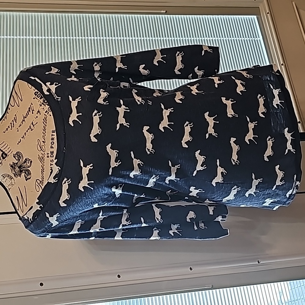 Anthropologie Porridge Horse Shirt